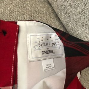 Gymboree Dresses - Gymboree 18-24 Plaid Party Dress Red Black Gymboree Dresses - Gymboree 18-24 Plaid Party Dress Red Black